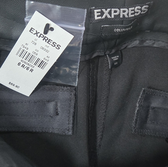 NWT Express Tweed Cropped Ankle Pants Size 6 - Picture 3 of 6